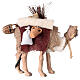 Moving 12 cm camel Neapolitan nativity scene s4