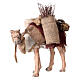 Camelo com movimento para presépio napolitano com figuras altura média 12 cm s3