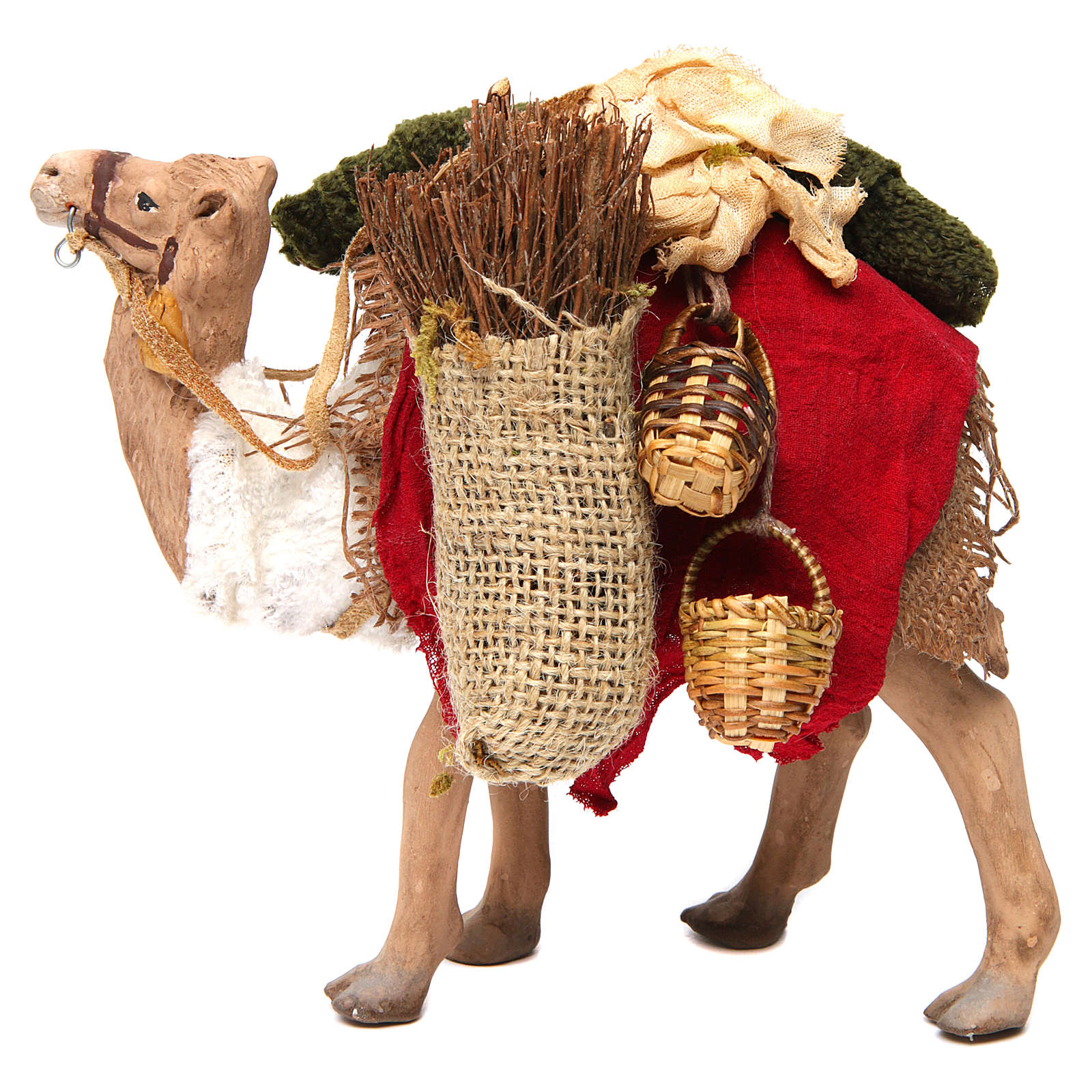 Moving 12 cm camel Neapolitan nativity scene online sales on