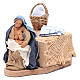 Moving woman breastfeeding 10 cm Neapolitan nativity scene s2