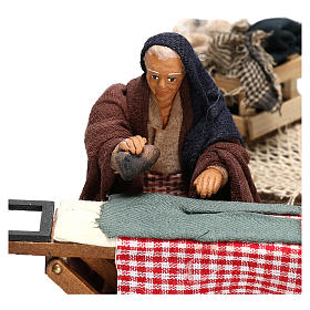 Woman ironing 10 cm  for Neapolitan nativity scene