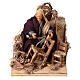 Moving chair fixer 10 cm for Neapolitan nativity scene s1