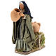 Moving woman with amphora for Neapolitan nativity scene s3