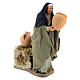 Moving woman with amphora for Neapolitan nativity scene s4