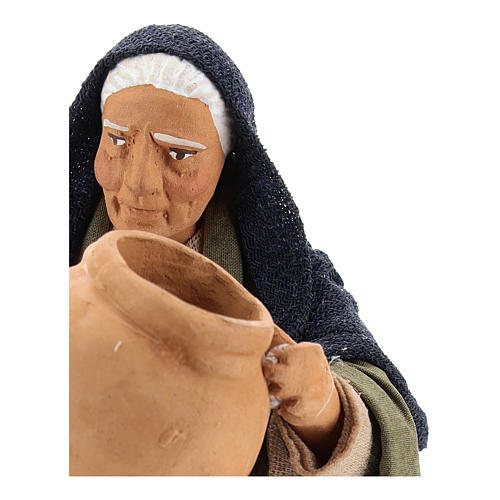 Kobieta z amforą ruchoma figurka szopka neapolitańska 14 cm 2