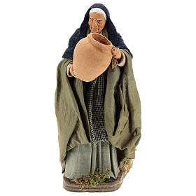 Moving woman with amphora for Neapolitan nativity scene