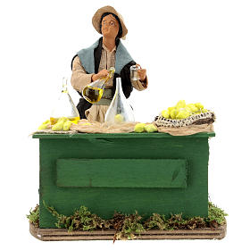 Moving lemon seller for Neapolitan nativity scene
