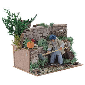 Bewegliche Krippenfiguren: Bauer 12cm bewegliche Krippenfigur Bewegliche Krippenfiguren: Bauer 12cm bewegliche Krippenfigur