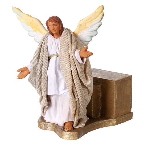 Moving angel 12 cm for Neapolitan nativity scene 3