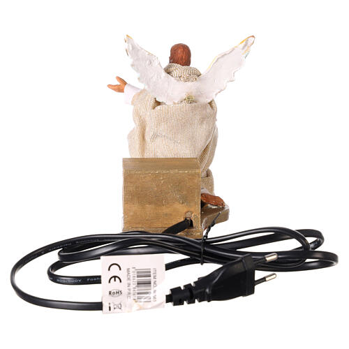 Moving angel 12 cm for Neapolitan nativity scene 4