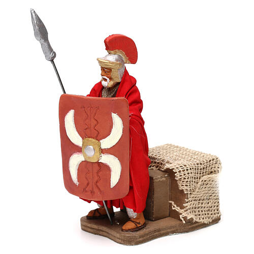 Ruchomy Żołnierz z Włócznią, 12 cm 2