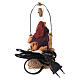 Moving man at the well 12 cm for Neapolitan nativity scene s5