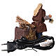 Uomo con lanterna movimento presepe napoletano 12 cm s4
