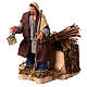 Moving man with lantern 12 cm for Neapolitan nativity scene s2