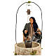 Moving man at the well 14 cm for Neapolitan nativity scene s2