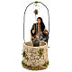 Moving man at the well 14 cm for Neapolitan nativity scene s1