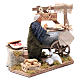 Neapolitan nativity scene statue woman with fritter cart 12 cm s3