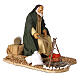 Old man camping, animated 30 cm Neapolitan nativity figurine s4