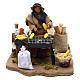 Woman cooking ears of wheat with movement 12 cm for Neapolitan nativity scene s1