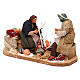 Animated Old Couple Spinning Yarn 12 cm Neapolitan Nativity s2