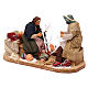 Old Couple Spinning Yarn Moving 12 cm Neapolitan Nativity s2