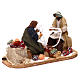 Old Couple Spinning Yarn Moving 12 cm Neapolitan Nativity s3