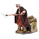 Farmer with Pitchfork moving action 14 cm Neapolitan nativity s2