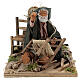 Animated chair fixer, 14 cm Neapolitan nativity s1