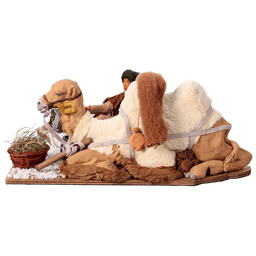 Camel driver and camel  in movement 24 cm for Neapolitan nativity scene 4