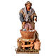 Donna che lava bimbo movimento presepe Napoli 24 cm s1