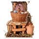 Donna che lava bimbo movimento presepe Napoli 24 cm s4