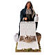 Moving miller 24 cm for Neapolitan nativity scene s1
