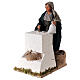 Moving miller 24 cm for Neapolitan nativity scene s3