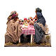 Tavolata 4 personaggi presepe 24 cm Napoli s2