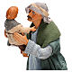 Pai levantando bebé nas mãos para presépio napolitano com figuras altura média 24 cm s2