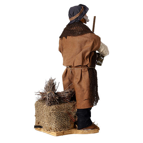 Homme avec lanterne 24 cm crèche napolitaine 5