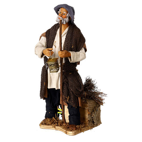 Man with lantern 24 cm for Neapolitan nativity scene 3