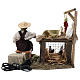 Egg seller sitting with movement 24 cm for Neapolitan nativity scene s9
