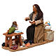 Granny telling stories, animated scene for Neapolitan Nativity Scene with 30 cm characters s2