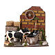 Neapolitan nativity scene moving cow with fountain and pump 12 cm s1