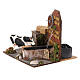 Neapolitan nativity scene moving cow with fountain and pump 12 cm s2
