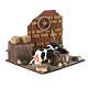 Neapolitan nativity scene moving cow with fountain and pump 12 cm s3