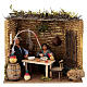 Coppia in osteria movimento presepe Napoli 12 cm s1