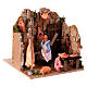 Neapolitan nativity scene butcher with movement 8 cm s3