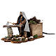 Neapolitan nativity scene wood cutter with ax 14 cm s3