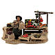 Sprzedawca owoców poruszający się, szopka neapolitańska, 10 cm s1