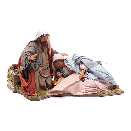 Neapolitan nativity scene lying Holy Family 24 cm 1