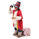Neapolitan nativity scene moving man with a mask 24 cm s2