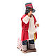 Neapolitan nativity scene moving man with a mask 24 cm s3