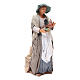 Figurka kobiety z kurami, ruchoma, 30 cm, szopka neapolitańska s3